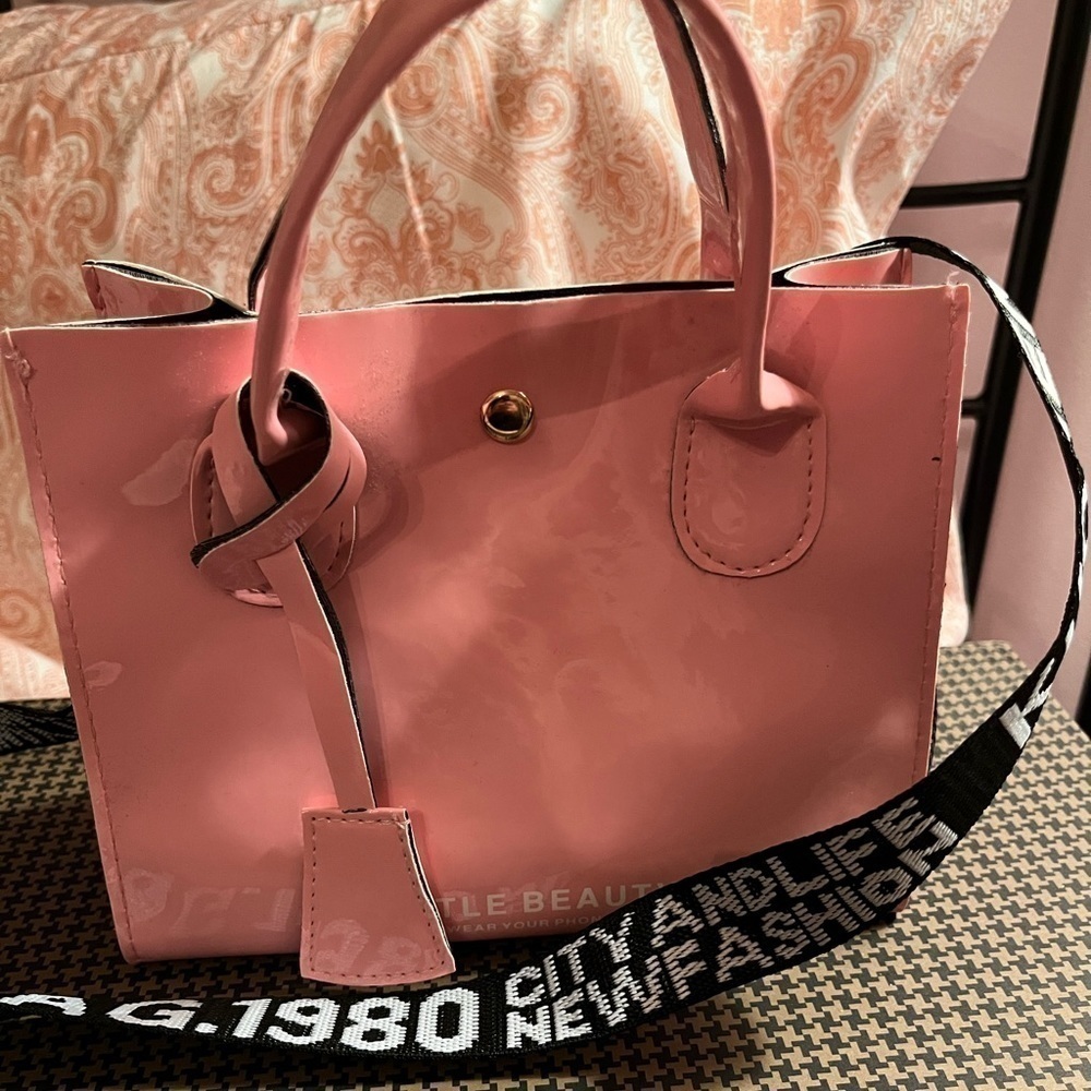 NWOT Mini pink bag